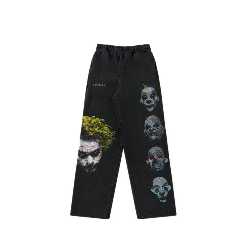 Youngla American Printed Straight-Leg Pants